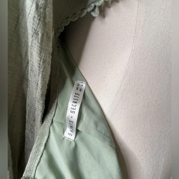 Saints + Secrets Ruffle Long Sleeve Mini Dress - Picture 6 of 7